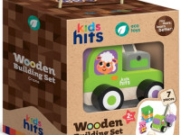 kids hits kh20/015 constructor din lemn "macara" (7 el.)