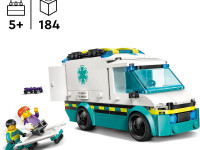 lego city 60451 Конструктор "Скорая помощь" (184 дет.)