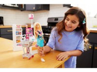 barbie frp01 set cu papusa "intr-un supermarket"