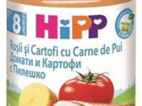 hipp 6510 piure de pui cu cartofi si rosii (8 m+) 220 gr.