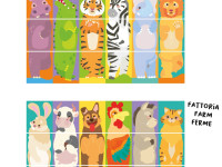 quercetti 2582 puzzle rotativ mix&match "animals"