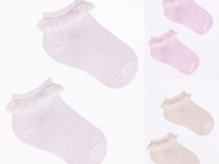 yoclub skfa/m06/mix Носочки с кружевом (р.31-33) в асс.
