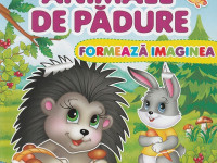 Книга "Собери картинку. Лесные животные" (ro)