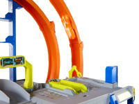 hot wheels jbm74 Игровой набор "Гараж с мега петлей"