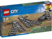 lego city 60238 Конструктор "Железнодорожные стрелки" (8 дет.)