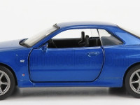 tayumo36115211 macheta auto nissan gt-r34 v-spec ii,  1:36, blue 