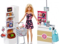 barbie frp01 set cu papusa "intr-un supermarket"