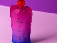 nutrino lab Пюре "fruit snack" Яблоко-черника-вишня (200 гр.)