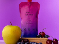 nutrino lab Пюре "fruit snack" Яблоко-черника-вишня (200 гр.)