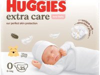 huggies extra care 0 (0-4 kg.) 25 buc.