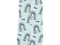 minikin 242310356-62 cocon cu fermoar "hedgehog" (m.56-62) albastru cu print