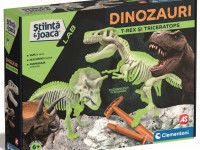 as kids 1026-50749 laboratorul de știință și jocuri "dinozauri t-rex & triceratops" (ro)