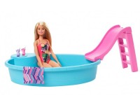 barbie ghl91 Кукла с аксессуарами "Развлечения у бассейна"
