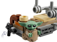 lego star wars 75436 constructor "motocicleta rapidă a lui mandalorian și grogu" (58 el.)