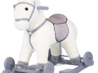 chipolino rhwl02403white balansoar pe roți "cal" alb