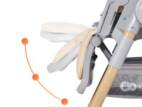 kinderkraft scaun pentru copii 2-in-1 lastree wood