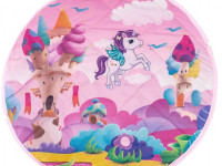 sevi 377-160 covorașul pentru copii - geanta de depozitare a jucariilor "unicorn"