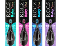 r.o.c.s. periuță de dinți pentru bebelusi "baby neon" (0-3) 730807