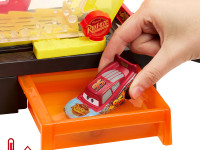 cars jbm70 set de joacă "spălătorie auto cu mcqueen" seria "schimbare culoare"