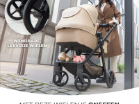 kinderkraft carucior 4in1 newly + mink pro cu baza gri