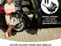 kinderkraft carucior 4in1 newly + mink pro cu baza gri
