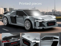 cada c55027w  Конструктор "audi r8 coupe" (199 дет.)