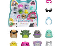 squishmallows sqal0021 set de 8 figurine "squish-a-longs" (2,5 cm.) 