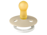 bibs suzeta rotunda din latex blush & vanilla glow (0-6 luni) 2 buc.