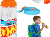 kids licensing hw00011 Бутылка тритановая с ремешком "hot wheels" (500 мл)