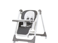 chipolino Стульчик для кормления и качели 2в1 "milk shake" sthms02404gn гранит