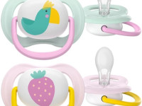 avent scf080/24 suzera din silicon ultra air (0-6 m.) 2 buc.