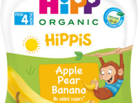 hipp 8520 piure din fructe hippis măr-pere-banană (4m+) 90g.