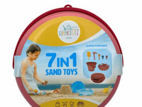 compactoys 99200201 set de nisip compact 7 &icirc;n 1 (rusu)