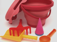 compactoys 99200201 set de nisip compact 7 &icirc;n 1 (rusu)