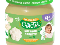 "Маленькое счастье" Пюре из цветной капусты (4 м+) 80 гр.