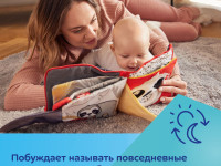 canpol 68/088 Сенсорная книга с механизмом "babiesboo" Панда