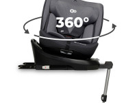 kinderkraft Автокресло i-360 i-size гр. 0/1/2/3 (40-150 см.) серый