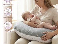 sevi 379-215 pernă pentru alăptare "tiny leaves"