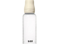 bibs biberon din plastic anticolic cu tetina din latex (270 ml.) ivory