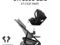 hauck cărucior 3 in 1 shop n care trio set grey