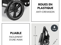 hauck cărucior 3 in 1 shop n care trio set grey