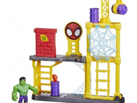 spider-man f3717 set de joc "hulk smash yard"