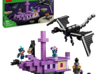 lego minecraft  21264 Конструктор "Эндер Дракон и Корабль Края" (657 дет.)