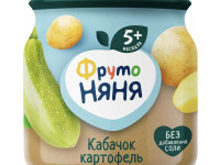 ФрутоНяня Пюре кабачок-картофель 110г. (5 м+)