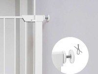 kinderkraft Ворота безопасности "safe snap" (75-82 см.) белый