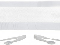 dreambaby f719 barieră de siguranță pe pat (110 x 45,5 cm) alb