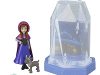 disney princess hrn77 set surpriza cu papusa frozen snow color reveal "prin gheață"