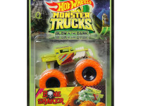 hot wheels hcb50 mașina "monster-truck" strălucește în întuneric (in sort.)
