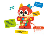kids hits kh09/001 jucărie muzicală "little fox" (ru)