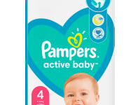 pampers active baby 4 (9-14kg) 46 buc